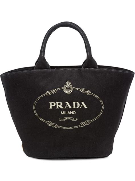 vintage prada shopper logo|prada handbags 2010.